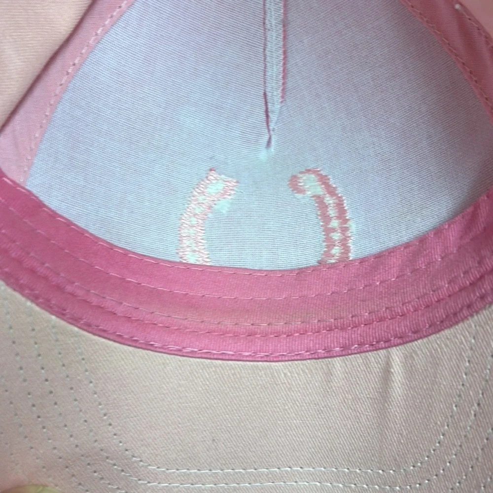 Western Embellished Horseshoe Horse Trucker‎ Hat Pink Adjustable Barbiecore